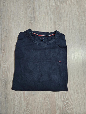 🛒Pull Tommy Hilfiger Bleu Marine Taille L/G 🛒