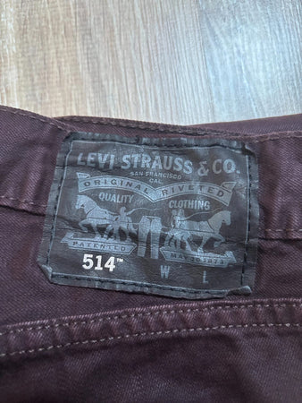 🛒 Jeans Levi's 514 W36 L32 Marron Foncé 🛒