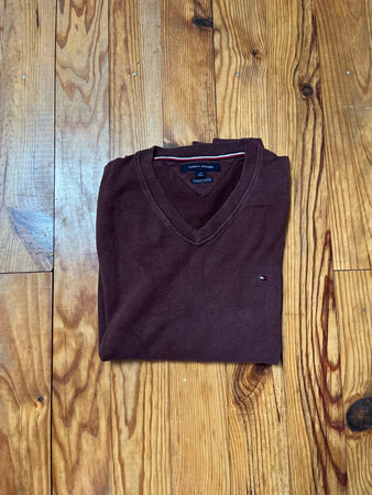 🛒Pull Tommy Hilfiger L Marron 🛒