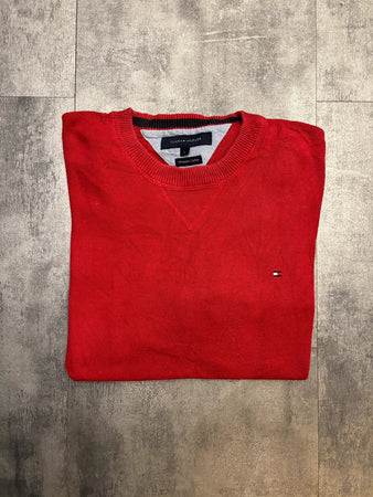 🛒Pull Tommy Hilfiger Rouge Taille L 🛒