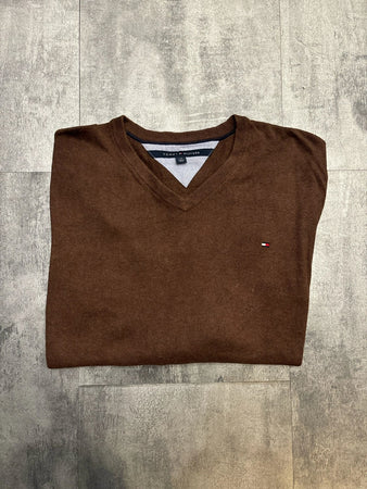 🛒Pull Tommy Hilfiger L/G Marron 🛒