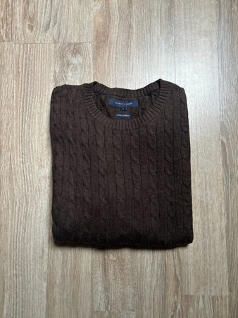 🛒Pull Tommy Hilfiger Taille L Marron 🛒