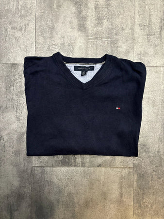 🛒Pull Tommy Hilfiger Bleu Marine Taille S 🛒