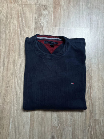 🛒Pull Tommy Hilfiger Bleu Marine Taille M🛒