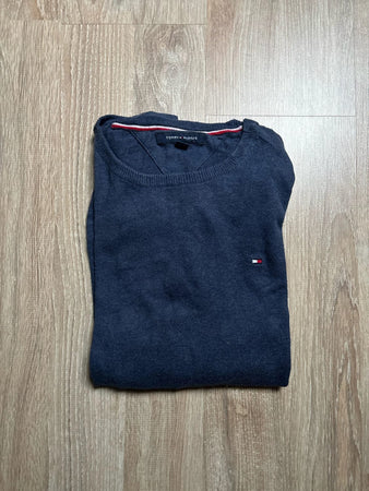 🛒Pull Tommy Hilfiger Bleu Marine Taille M 🛒