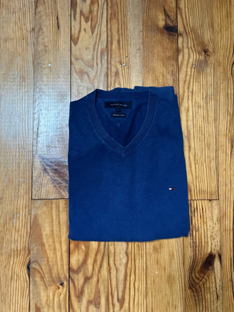 🛒Pull Tommy Hilfiger Bleu Marine Taille L 🛒