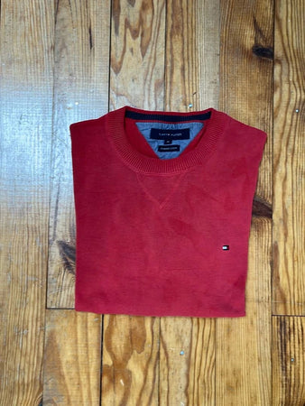 🛒Pull Tommy Hilfiger Rouge Taille M 🛒