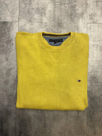 🛒Pull Tommy Hilfiger Jaune M🛒