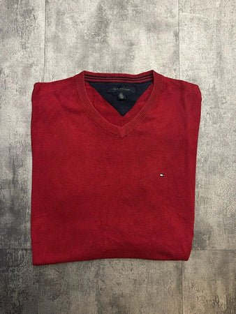 🛒Pull Tommy Hilfiger Rouge L🛒