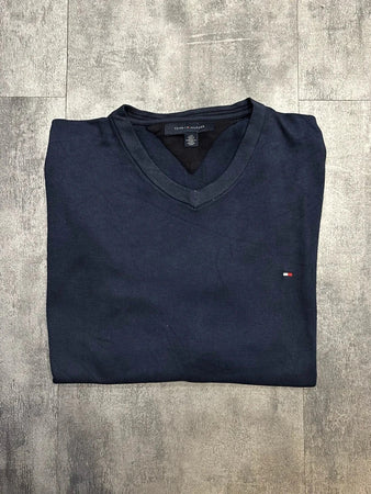 🛒Pull Tommy Hilfiger Bleu Marine Taille L🛒