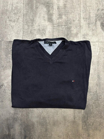 🛒Pull Tommy Hilfiger Bleu Marine Taille L🛒