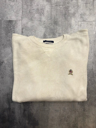 🛒Pull Tommy Hilfiger Blanc M🛒