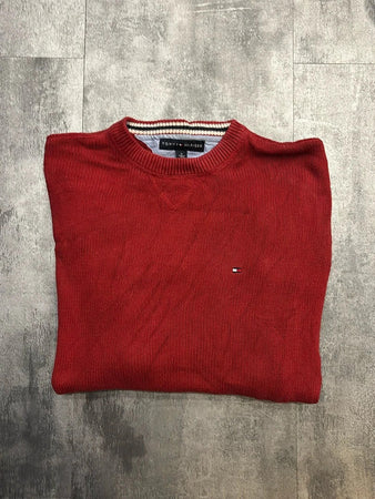 🛒Pull Tommy Hilfiger Rouge M🛒