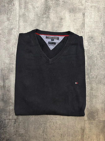 🛒Pull Tommy Hilfiger XL Noir Col V🛒