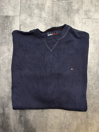🛒Pull Tommy Hilfiger Bleu Marine Taille L🛒