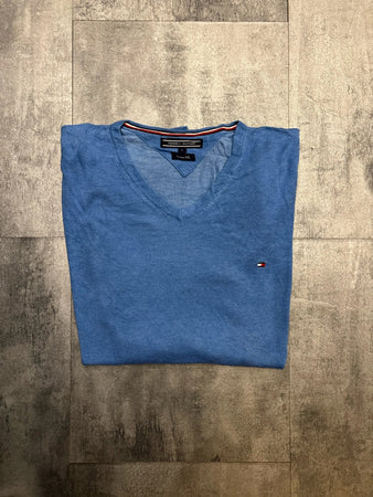 🛒Pull Tommy Hilfiger Bleu Ciel M 🛒