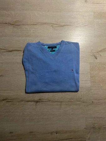 🛒Pull Tommy Hilfiger XL Bleu Ciel🛒