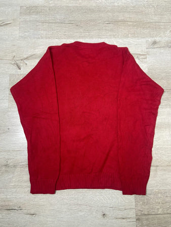 🛒Pull Tommy Hilfiger Rouge Taille L 🛒