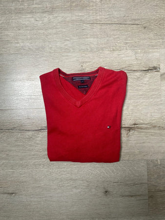 🛒Pull Tommy Hilfiger Rouge Taille M🛒