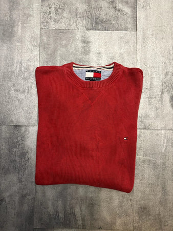 🛒Pull Tommy Hilfiger Rouge L 🛒