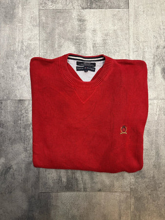 🛒Pull Tommy Hilfiger Rouge Vif Taille L 🛒