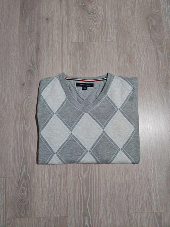 🛒Pull Tommy Hilfiger XS Gris et Blanc🛒