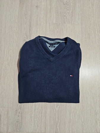 🛒Pull Tommy Hilfiger Bleu Marine Taille M🛒