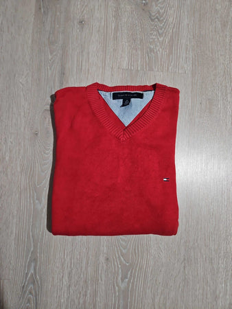 🛒Pull Tommy Hilfiger Rouge Taille M 🛒
