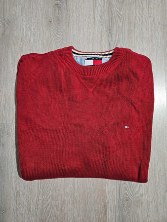 🛒Pull Tommy Hilfiger Rouge L 🛒