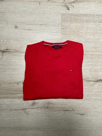 🛒Pull Tommy Hilfiger Rouge L 🛒