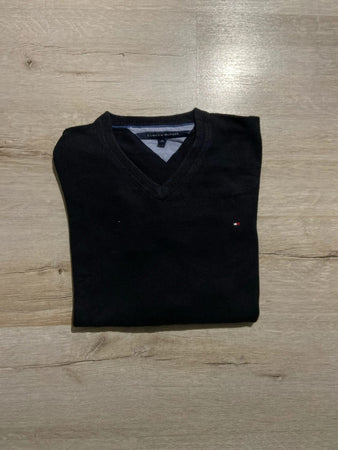 🛒Pull Tommy Hilfiger XL Noir Col V🛒