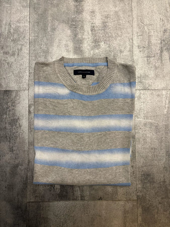 🛒Pull Tommy Hilfiger rayures bleu et gris taille M🛒