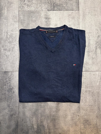 🛒Pull Tommy Hilfiger Bleu Marine Taille M🛒