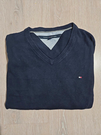 🛒Pull Tommy Hilfiger Bleu Marine Taille L🛒