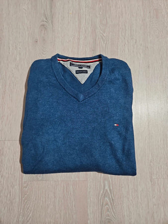 🛒Pull Tommy Hilfiger Bleu Marine Taille M🛒