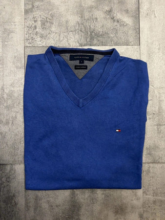 🛒Pull Tommy Hilfiger bleu marine taille S🛒