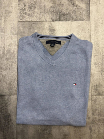 🛒Pull Tommy Hilfiger Taille M Bleu Ciel🛒