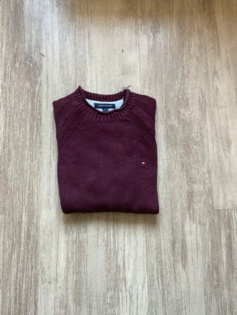 🛒Pull Tommy Hilfiger Taille M Bordeaux🛒