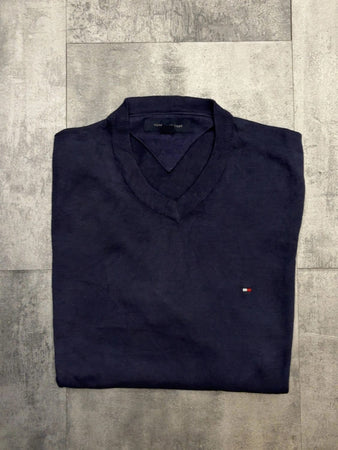 🛒Pull Tommy Hilfiger Bleu Marine Taille M🛒